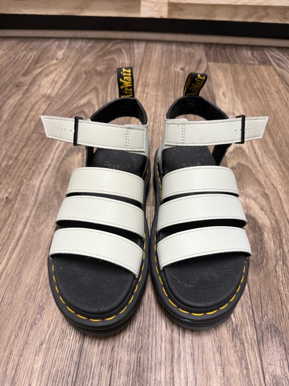 Dr. Martens Womens Mint Green Sandals